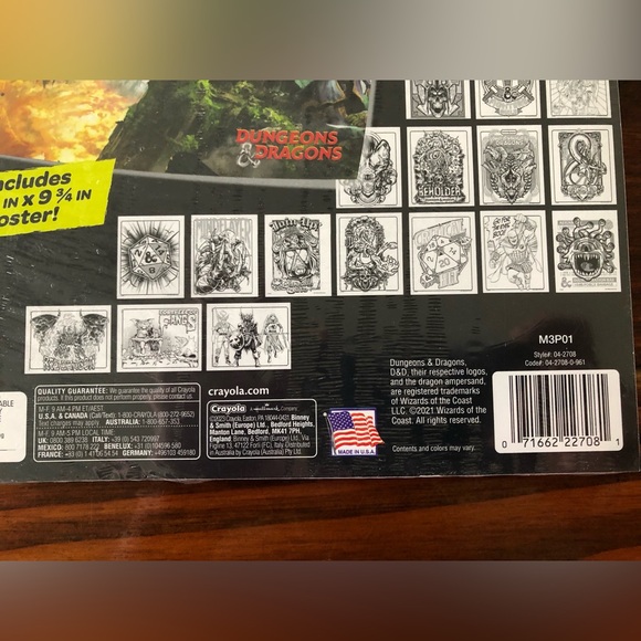 Crayola Dungeons & Dragons Coloring Pages with Full-Color Poster - Picture 4 of 5